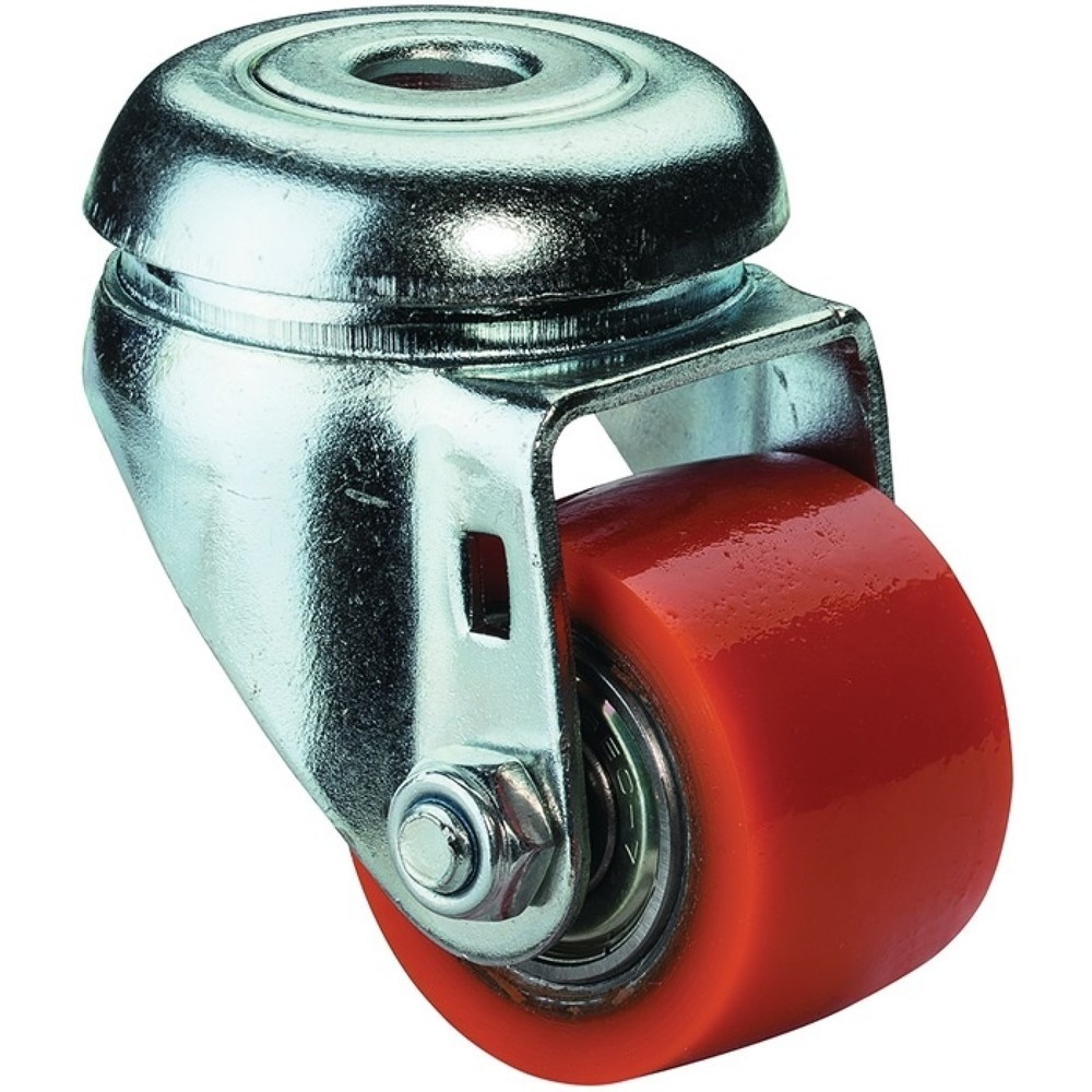Produktabbildung: BS ROLLEN Lenkrolle, Rad-Ø 35 mm Tragfähigkeit 100 kg, Polyurethan