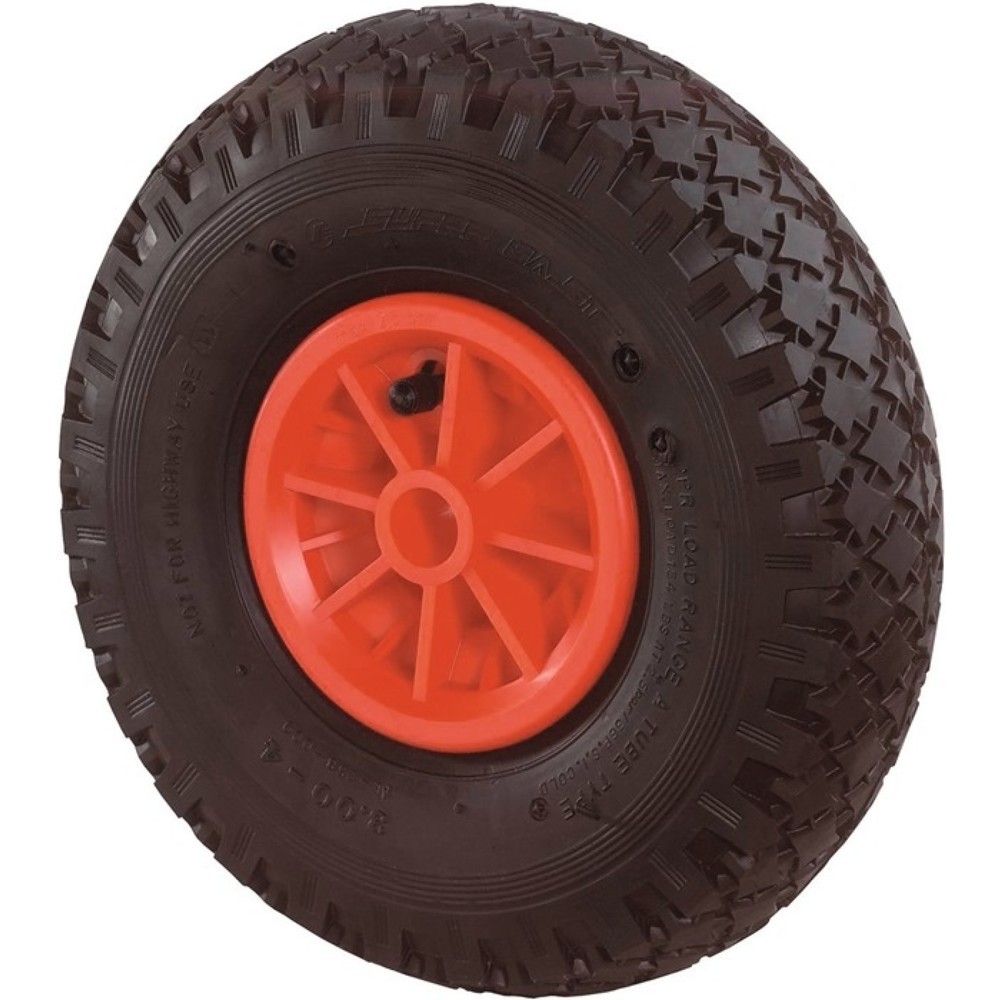 Produktabbildung: BS ROLLEN Luftrad, Ersatzrad, Rad-Ø 200 mm Tragfähigkeit 80 kg, Rillenprofil Gleitlager