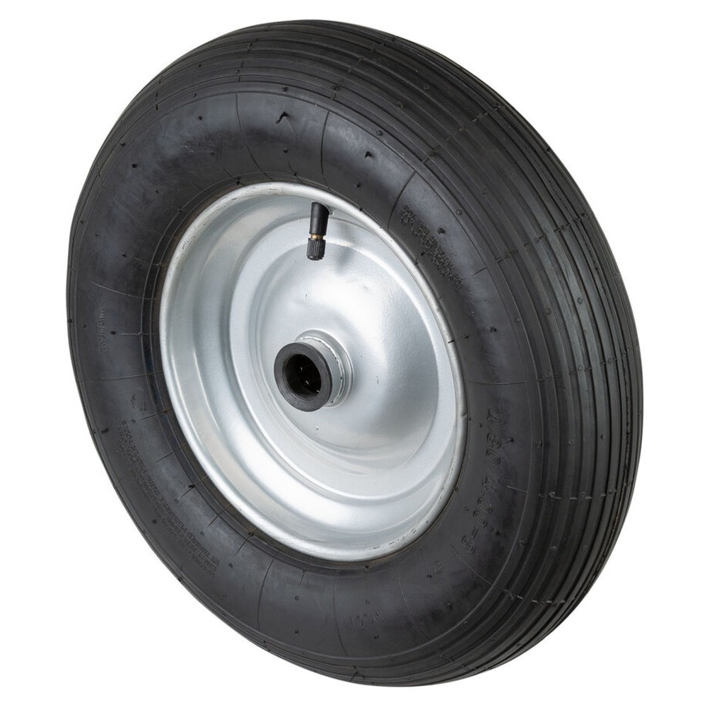 Produktabbildung Nr. 1: BS ROLLEN Luftrad, Rillenprofil, Rollenlager, Ø x Breite 400 x 100 mm, TK 200 kg