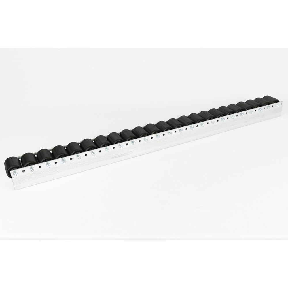 Produktabbildung Nr. 1: BS ROLLEN Paletten-Rollenschiene, Kunststoffrolle ohne Spurkranz, Tragkraft 65 kg, Teilung 156 mm
