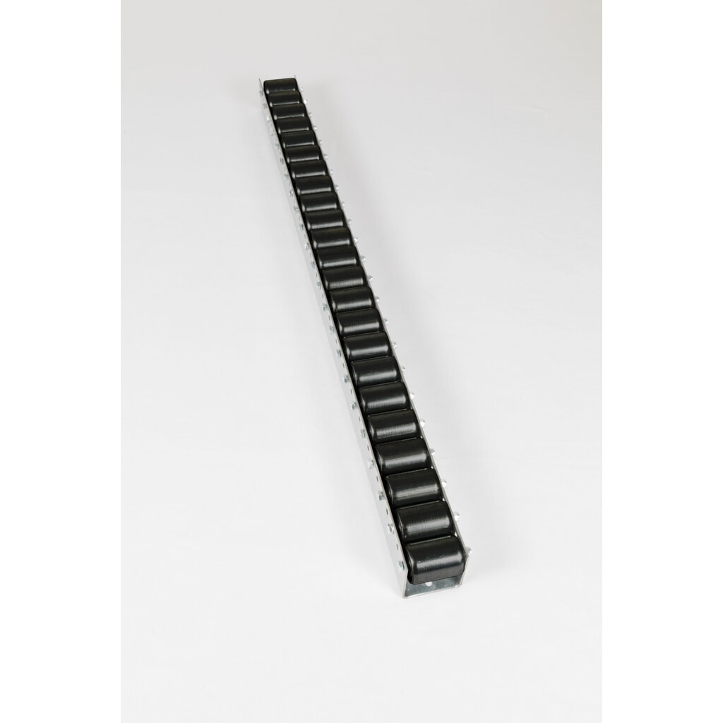 BS ROLLEN Paletten-Rollenschiene, Kunststoffrolle ohne Spurkranz, TK pro Rolle 65 kg, Teilung 104 mm Produktabbildung Nr. 2: BS ROLLEN Paletten-Rollenschiene, Kunststoffrolle ohne Spurkranz, TK pro Rolle 65 kg, Teilung 104 mm
