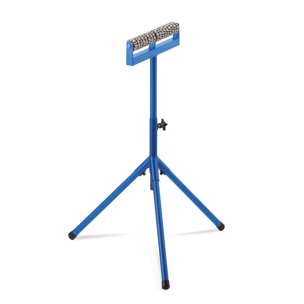 Produktabbildung: BS ROLLEN Rollenbock für Materialzuführungen, mit Allseitenrolle, Höhe 630-1.100 mm
