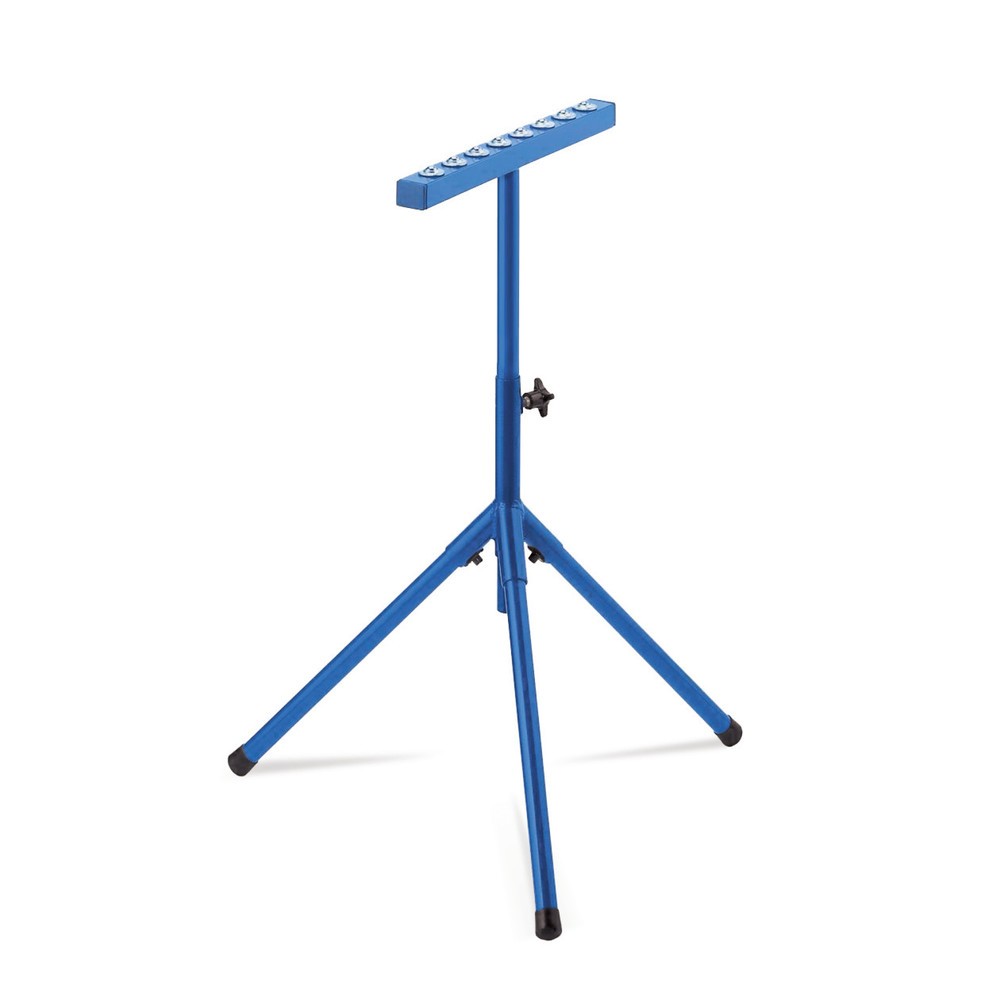 Produktabbildung: BS ROLLEN Rollenbock für Materialzuführungen, mit Kugelleiste, Höhe 630-1.100 mm