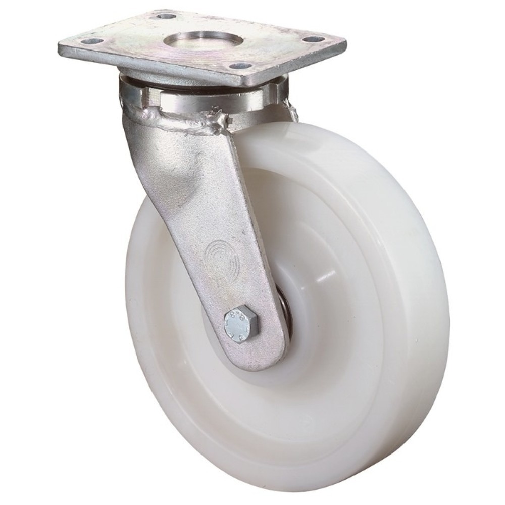 Produktabbildung: BS ROLLEN Schwerlastlenkrolle, Kunststoff, Rad-Ø 150 mm Tragfähigkeit 800 kg, 138 mm 110 mm