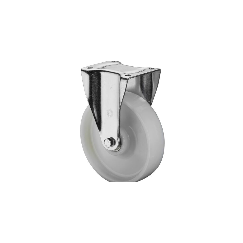 BS ROLLEN Schwerlastrolle Kunststoff, Bockrolle, Kugellager, Platte, Ø x Breite 100 x 35 mm, TK 500 kg Produktabbildung: BS ROLLEN Schwerlastrolle Kunststoff, Bockrolle, Kugellager, Platte, Ø x Breite 100 x 35 mm, TK 500 kg