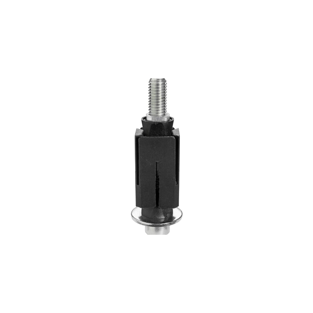 Produktabbildung: BS ROLLEN Spreizbefestigung für Apparaterolle TPE mit Rückenloch, Vierkantrohr, Spannbereich 21,5 - 24,0 mm