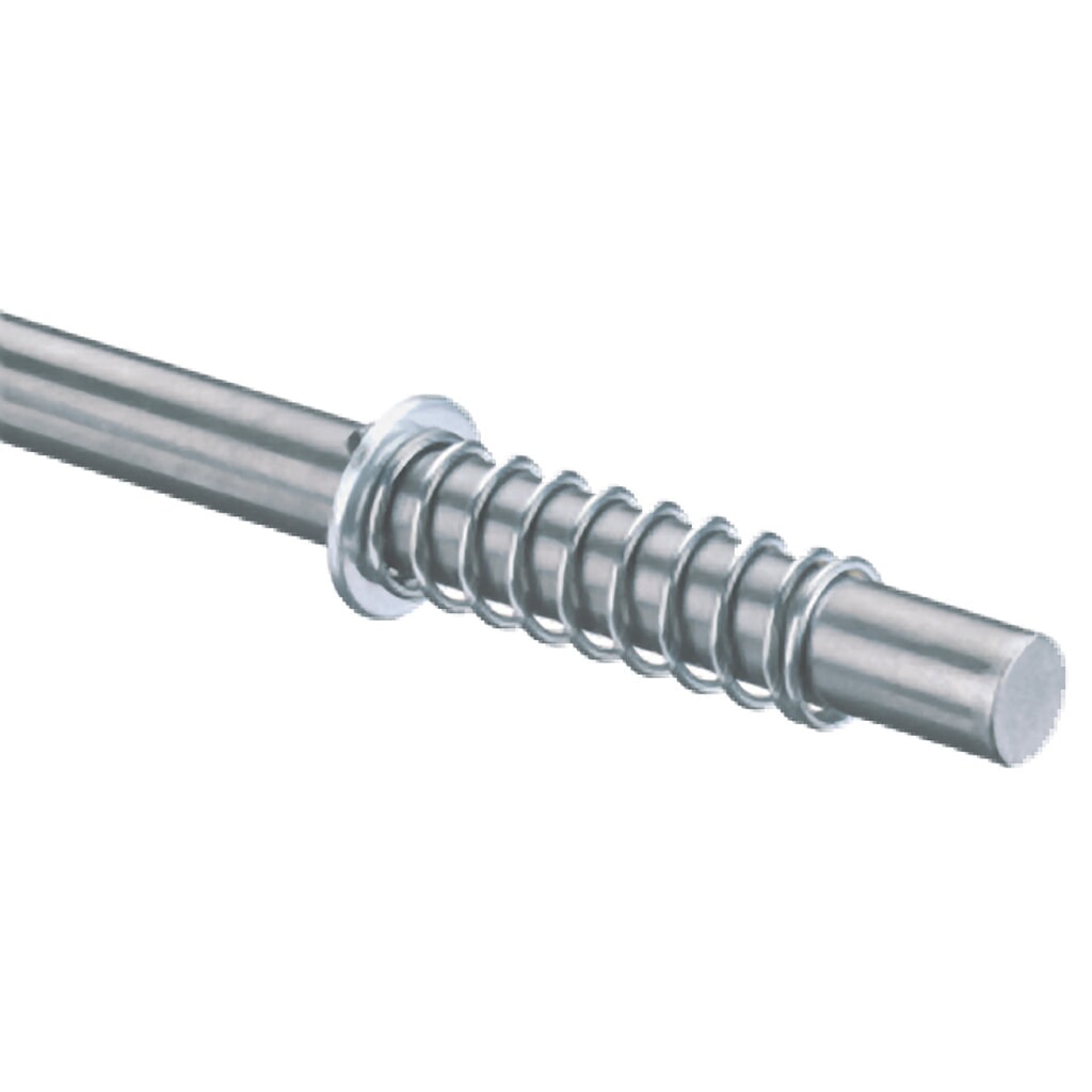 BS ROLLEN Tragrolle für Rollenbahnen, Kunststoff, Federachse, Ø 30 mm, Länge 200 mm, TK 10 kg Produktabbildung Nr. 2: BS ROLLEN Tragrolle für Rollenbahnen, Kunststoff, Federachse, Ø 30 mm, Länge 200 mm, TK 10 kg