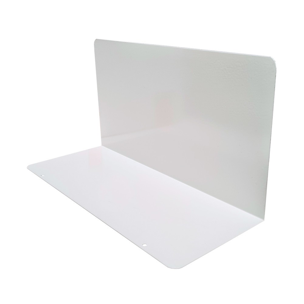 Produktabbildung: Buchstütze für SCHULTE Fachbodenregal, lichtgrau, HxT 200 x 400  mm