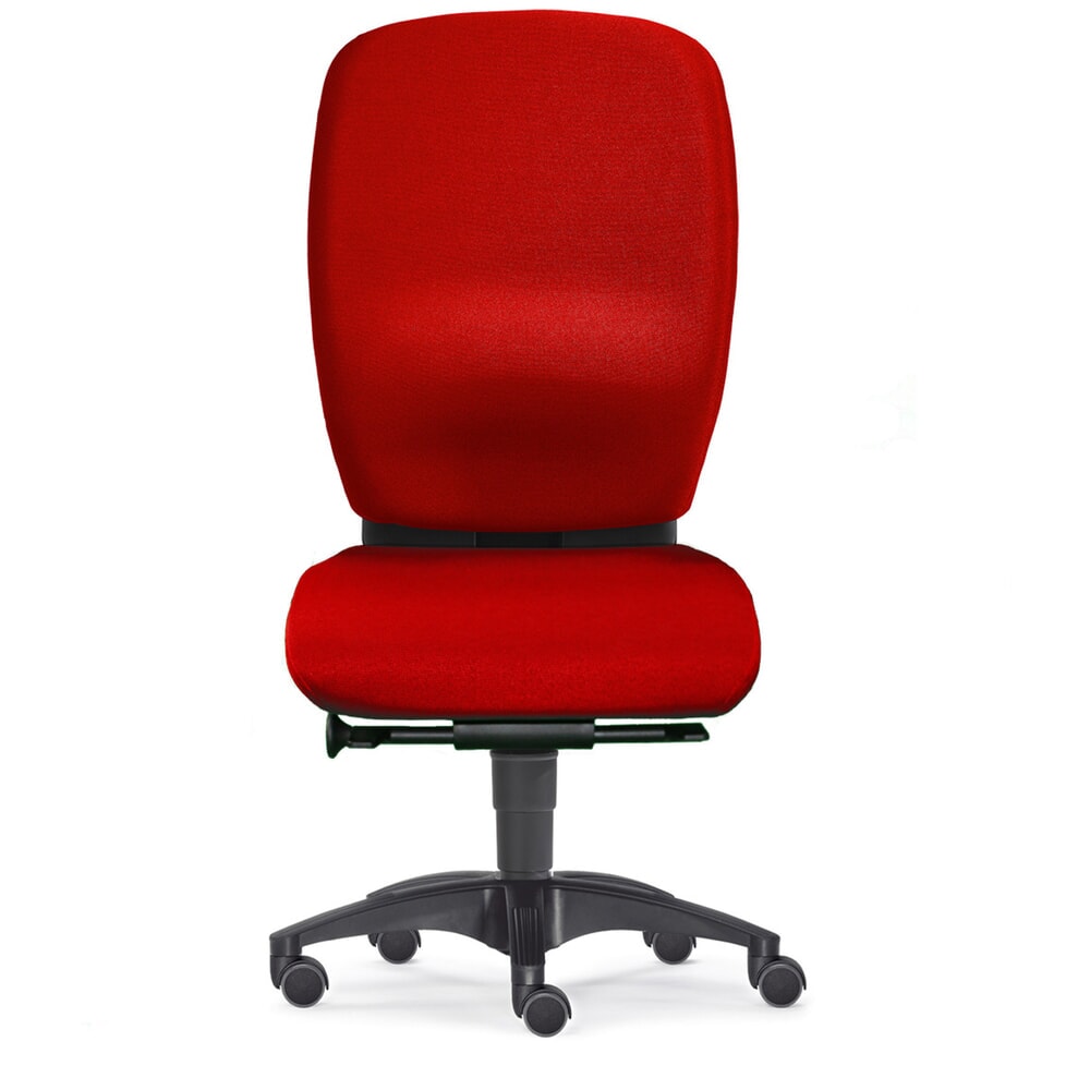 Produktabbildung Nr. 1: Bürodrehstuhl PROFI, XXL-Sitz, rot