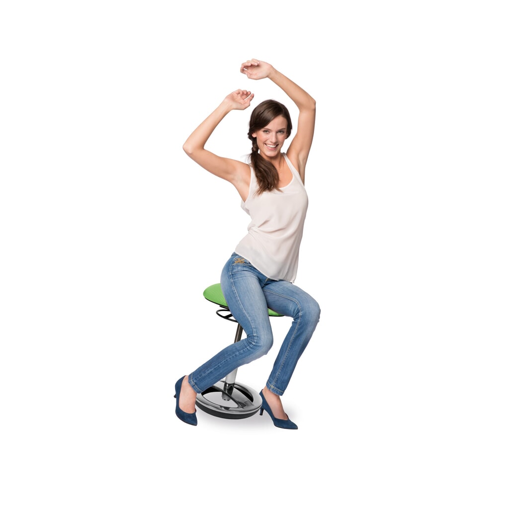 Produktabbildung Nr. 3: Topstar® Ergonomischer Hocker Sitness®, Sitzhöhe 44-57 cm, schwarz