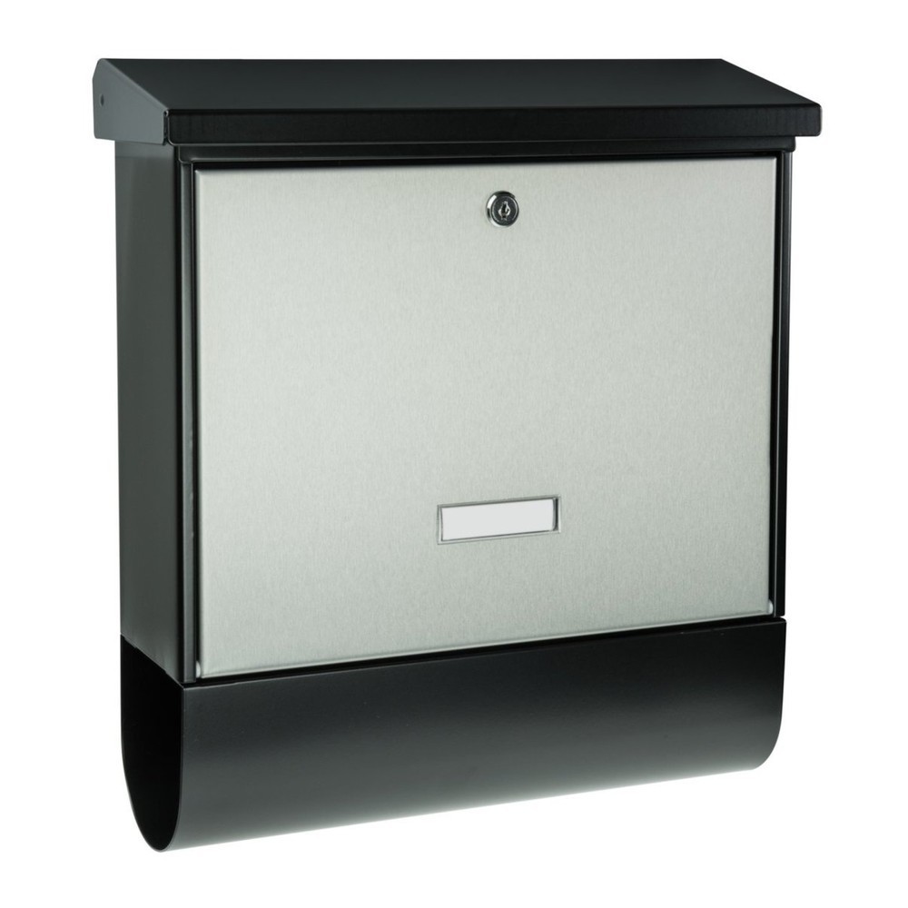 Produktabbildung: BURG-WÄCHTER Briefkasten Black & Steel London-Set 68670 B+S