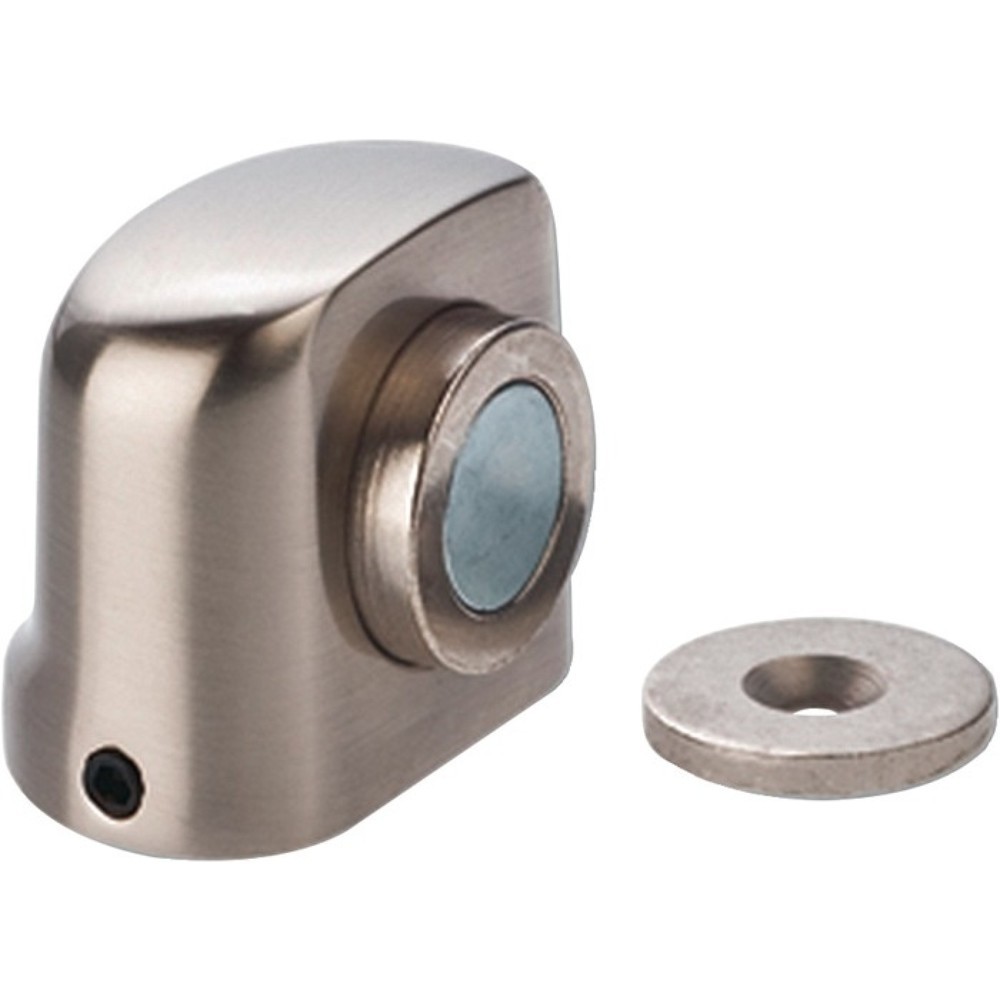 Produktabbildung: BURG-WÄCHTER Magnet-Türpuffer TBM 2430, Leichtmetall Edelstahl-Optik, Höhe 30 mm, Dübelmontage