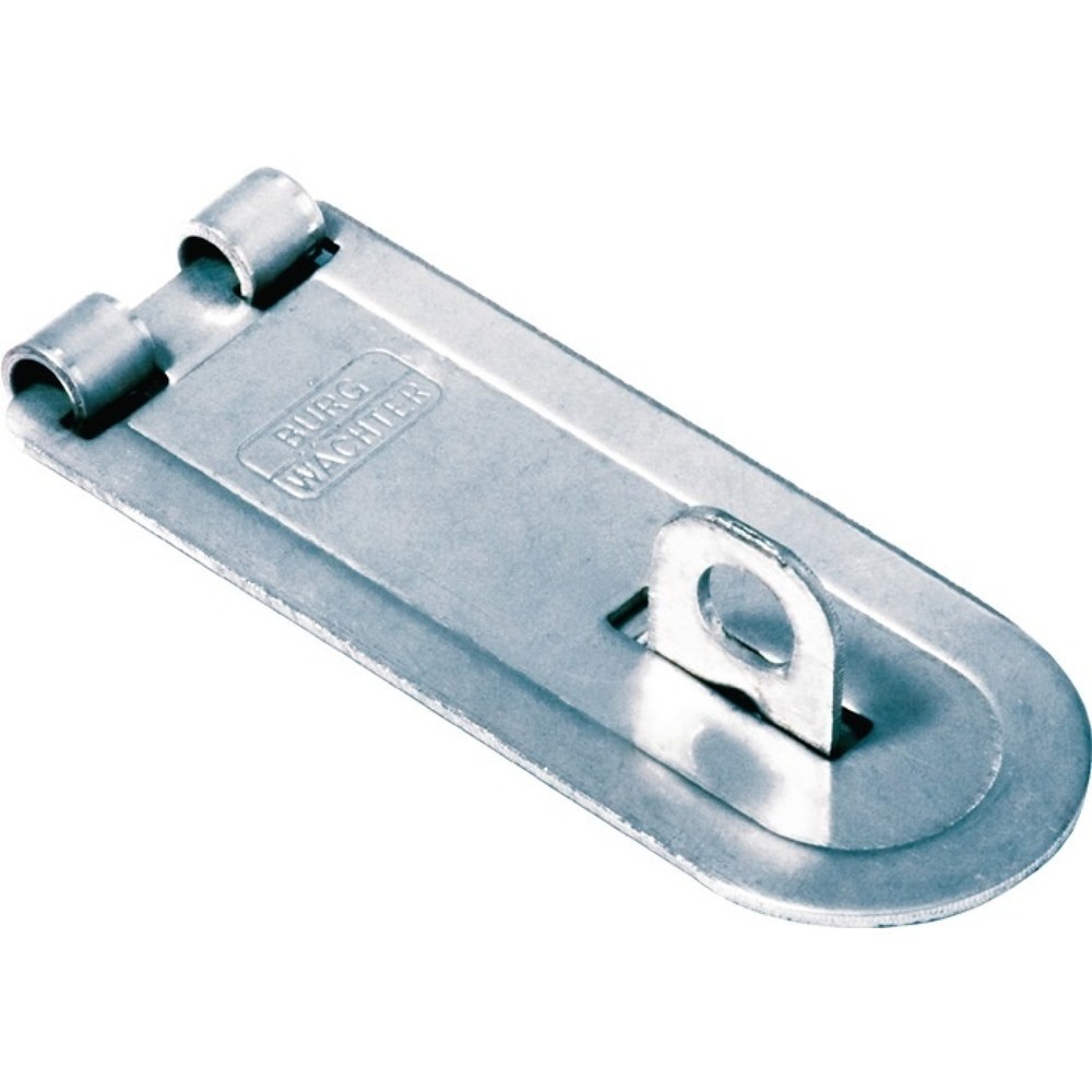 Produktabbildung: BURG-WÄCHTER Panzerüberfalle, Stahl verzinkt SB, Länge 120 mm Breite 48 mm Ösen-Ø 11 mm