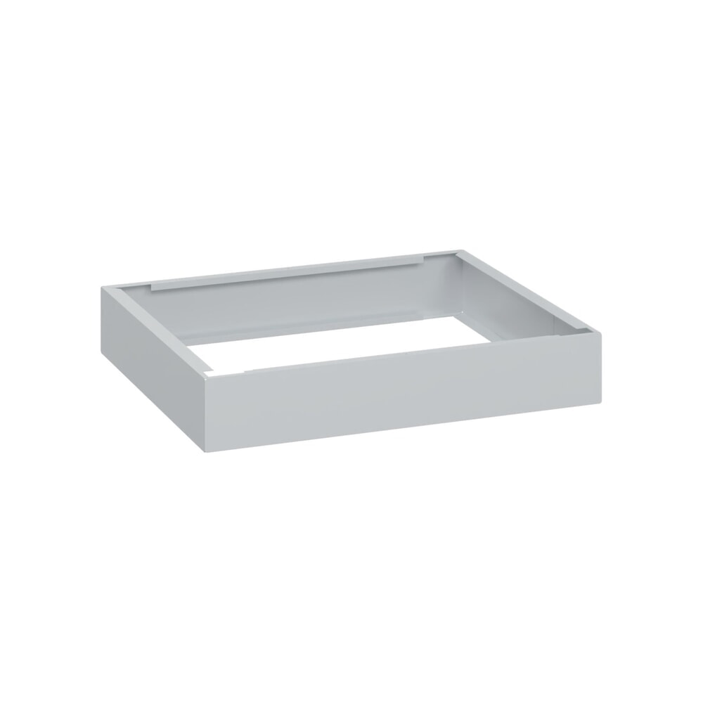 Produktabbildung: C+P Kunststoff-Sockel, HxBxT 100 x 600 x 500 mm, lichtgrau