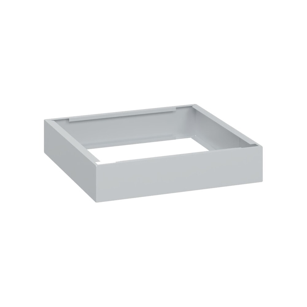 Produktabbildung: C+P Stahl-Sockel, HxBxT 100 x 500 x 500 mm, lichtgrau