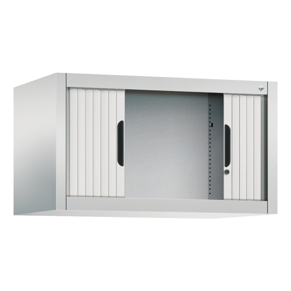 Produktabbildung Nr. 2: C+P Aufsatz-Rollladenschrank, 1 OH, Breite 800 mm, lichtgrau