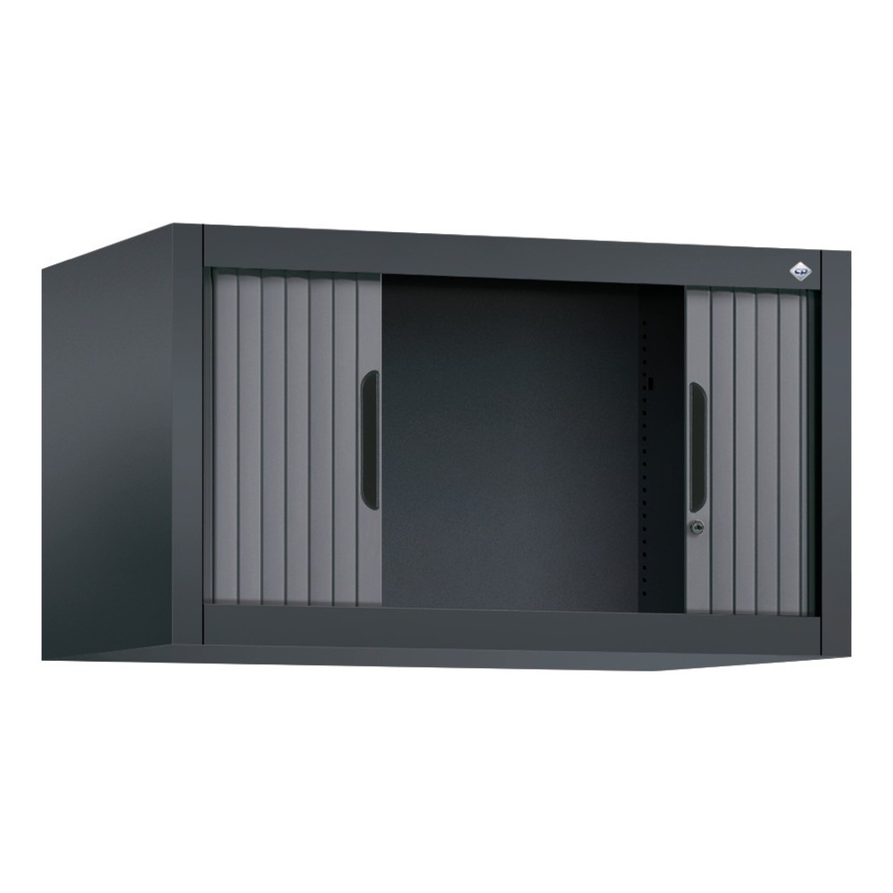 Produktabbildung Nr. 3: C+P Aufsatz-Rollladenschrank, 1 OH, Breite 800 mm, schwarzgrau