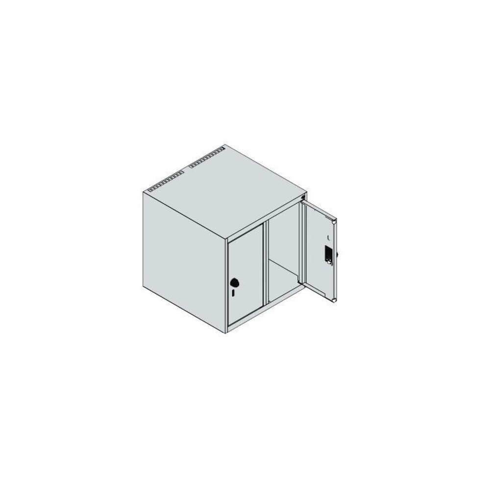 C+P Aufsatzschrank für Kleiderspind Serie Classic PLUS, 2 Abteile Breite 250 mm, lichtgrau, enzianblau, für Vorhängeschloss Produktabbildung Nr. 8: C+P Aufsatzschrank für Kleiderspind Serie Classic PLUS, 2 Abteile Breite 250 mm, lichtgrau, enzianblau, für Vorhängeschloss