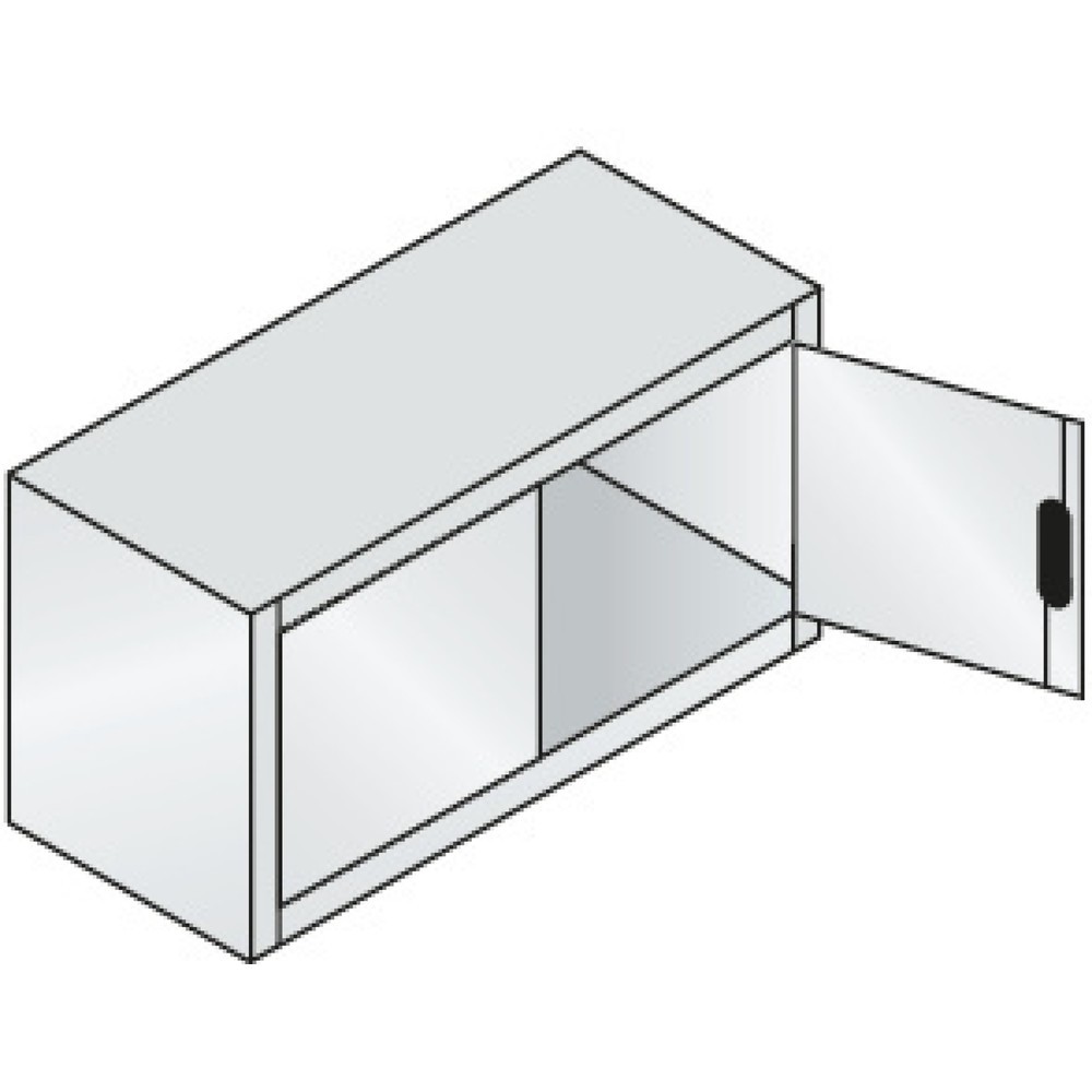 Produktabbildung Nr. 2: C+P Beistellschrank, HxBxT 500 x 930 x 400 mm, lichtgrau, anthrazitgrau