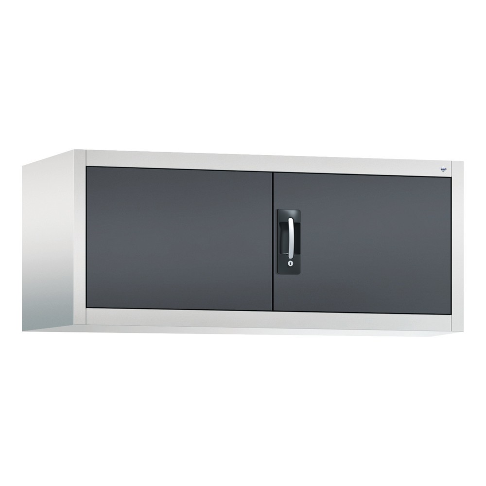 Produktabbildung Nr. 1: C+P Beistellschrank, HxBxT 500 x 1.200 x 500 mm, lichtgrau, schwarzgrau