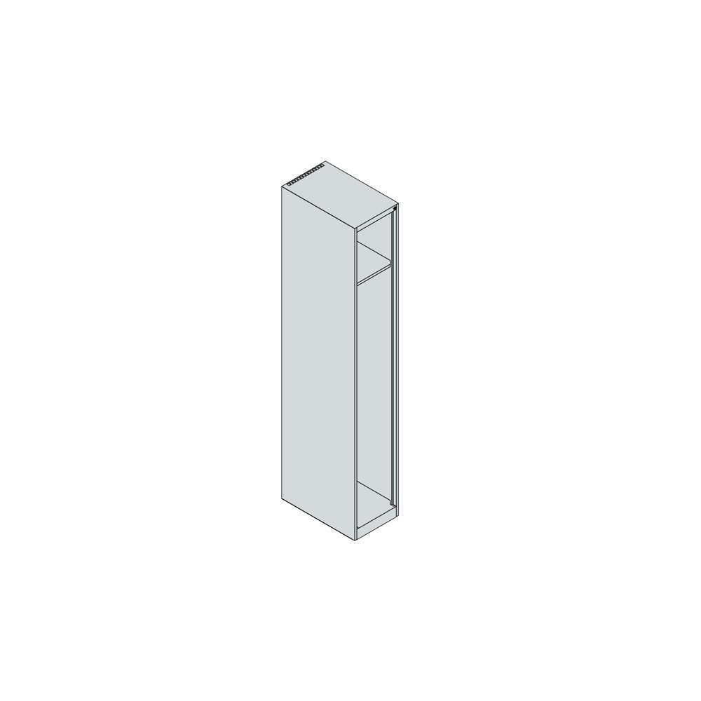 Produktabbildung Nr. 4: C+P Feuerwehrspind EXPERT, Bodengleiter, 1 Abteil, HxBxT 1.850 x 300 x 500 mm, feuerrot, mit Helmhalter