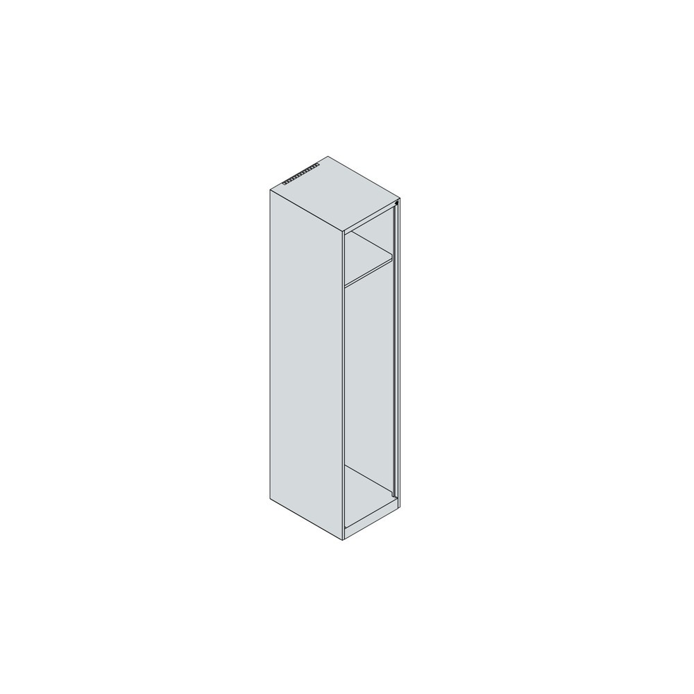 Produktabbildung Nr. 5: C+P Feuerwehrspind EXPERT, Bodengleiter, 1 Abteil, HxBxT 1.850 x 400 x 500 mm, feuerrot