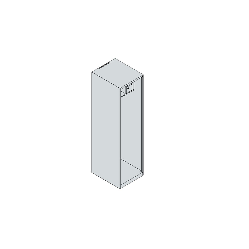 Produktabbildung Nr. 4: C+P Feuerwehrspind FLEXO, Bodengleiter, 1 Abteil, HxBxT 1.850 x 500 x 600 mm, anthrazitgrau
