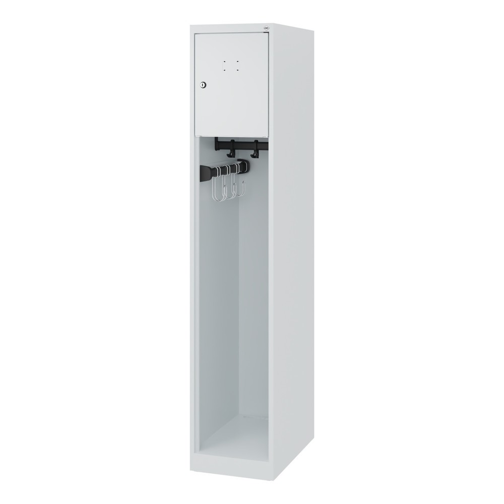 Produktabbildung Nr. 5: C+P Feuerwehrspind YOUNGSTER, Bodengleiter, 1 Abteil, HxBxT 1.530 x 300 x 500 mm, lichtgrau