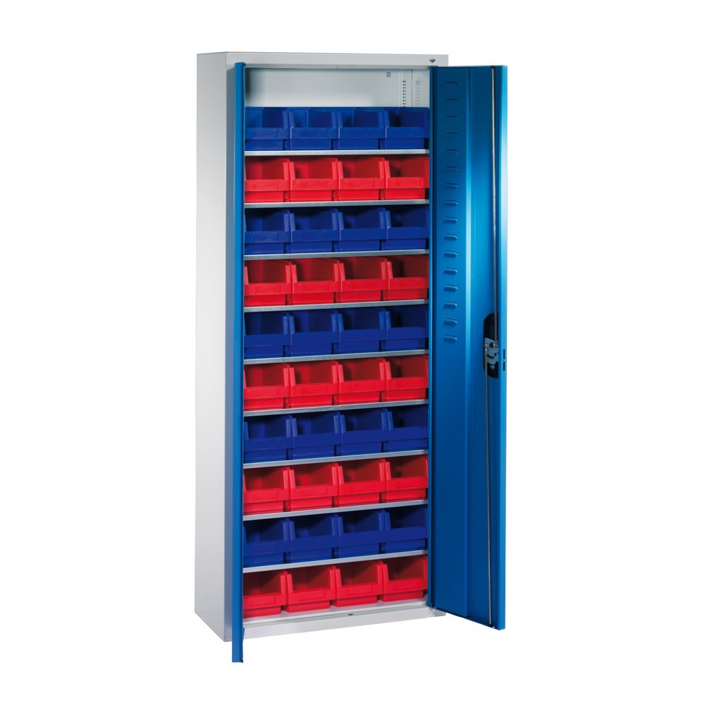 Produktabbildung Nr. 1: C+P Magazinschrank mit Sichtlagerkästen, HxBxT 1.690 x 700 x 300 mm, 40x Größe 3