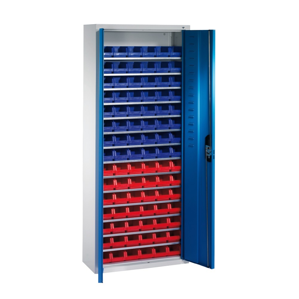 Produktabbildung Nr. 1: C+P Magazinschrank mit Sichtlagerkästen, HxBxT 1.690 x 700 x 300 mm, 90x Größe 2