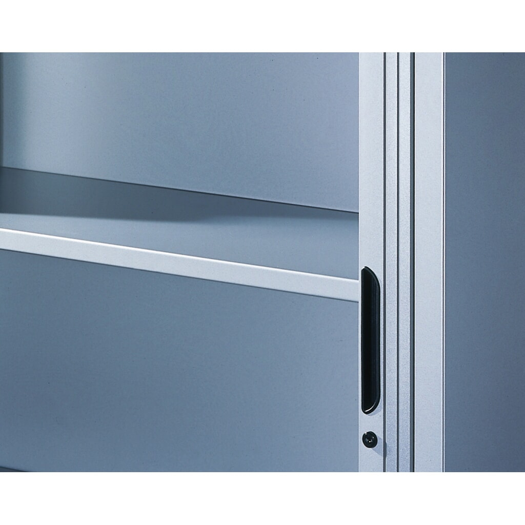 Produktabbildung Nr. 2: C+P Anstell-Querrollenschrank, 1 1/2 OH, Breite 800 mm, lichtgrau, Ahorn