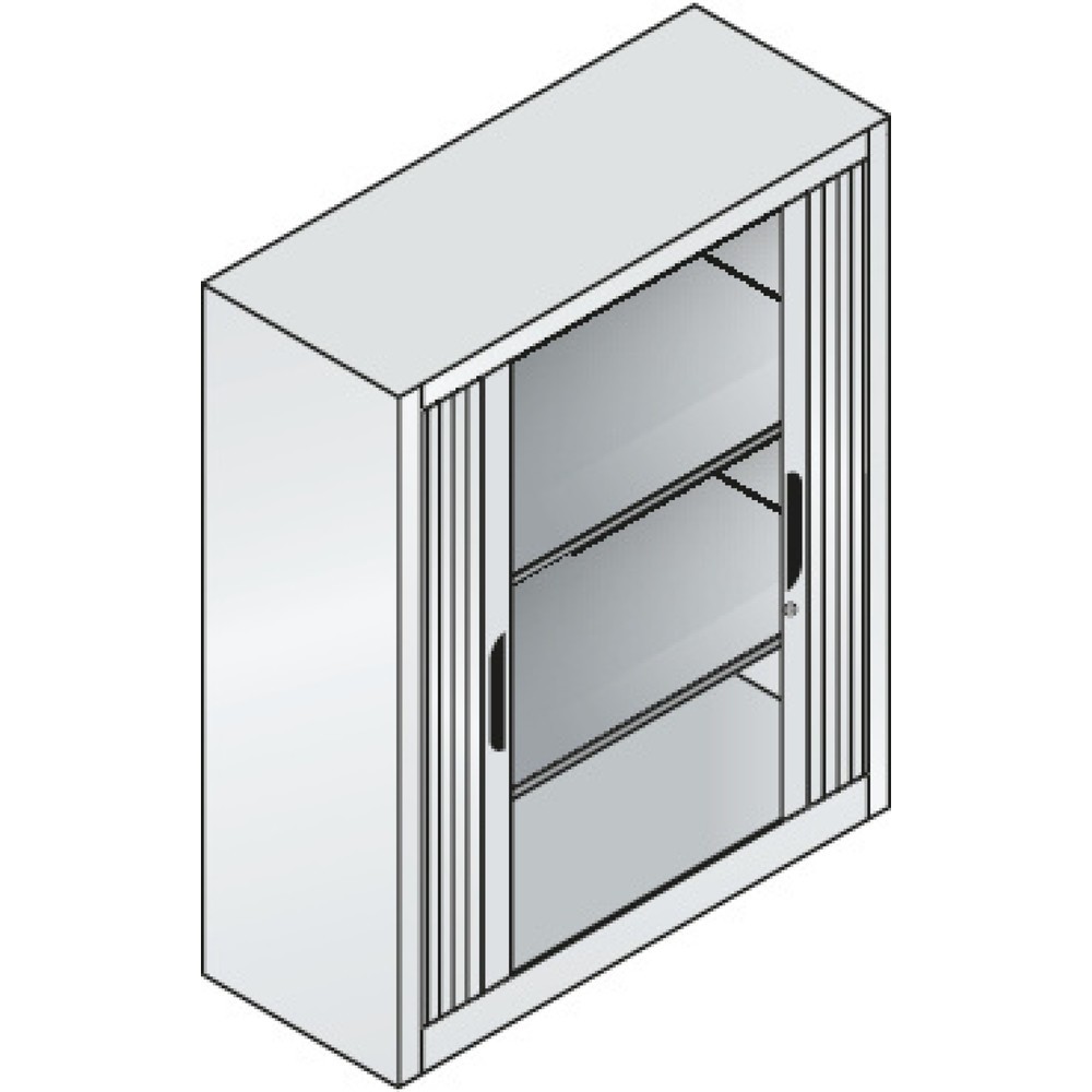 Produktabbildung Nr. 4: C+P Rollladenschrank, 3 OH, Breite 1.000 mm, lichtgrau