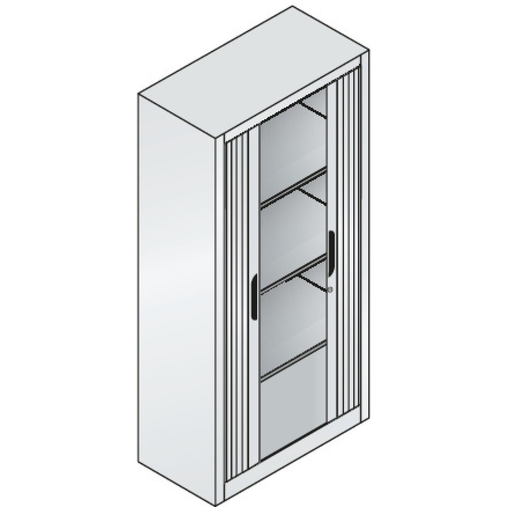 Produktabbildung Nr. 3: C+P Rollladenschrank, 4 OH, Breite 800 mm, reinweiß