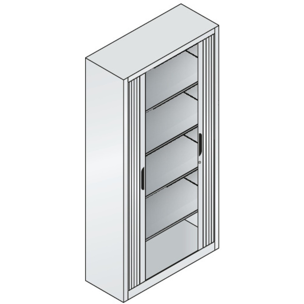 Produktabbildung Nr. 3: C+P Rollladenschrank, 5 OH, Breite 1.000 mm, reinweiß
