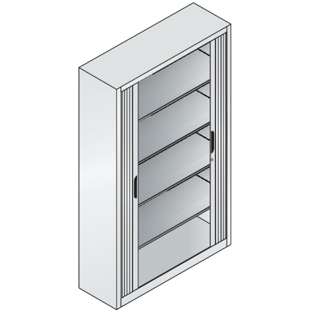 Produktabbildung Nr. 4: C+P Rollladenschrank, 5 OH, Breite 1.200 mm, lichtgrau