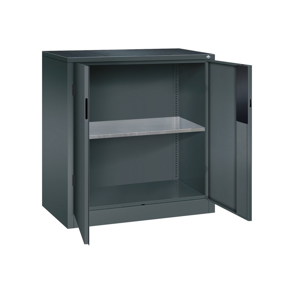 Produktabbildung Nr. 5: C+P Schwerlastschrank mit 1 Fachboden, HxBxT 1.000 x 930 x 500 mm, anthrazitgrau, anthrazitgrau
