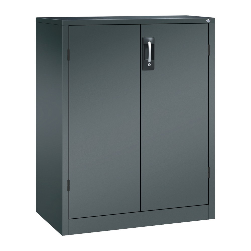 Produktabbildung: C+P Schwerlastschrank mit 2 Fachböden, HxBxT 1.200 x 930 x 500 mm, anthrazitgrau, anthrazitgrau