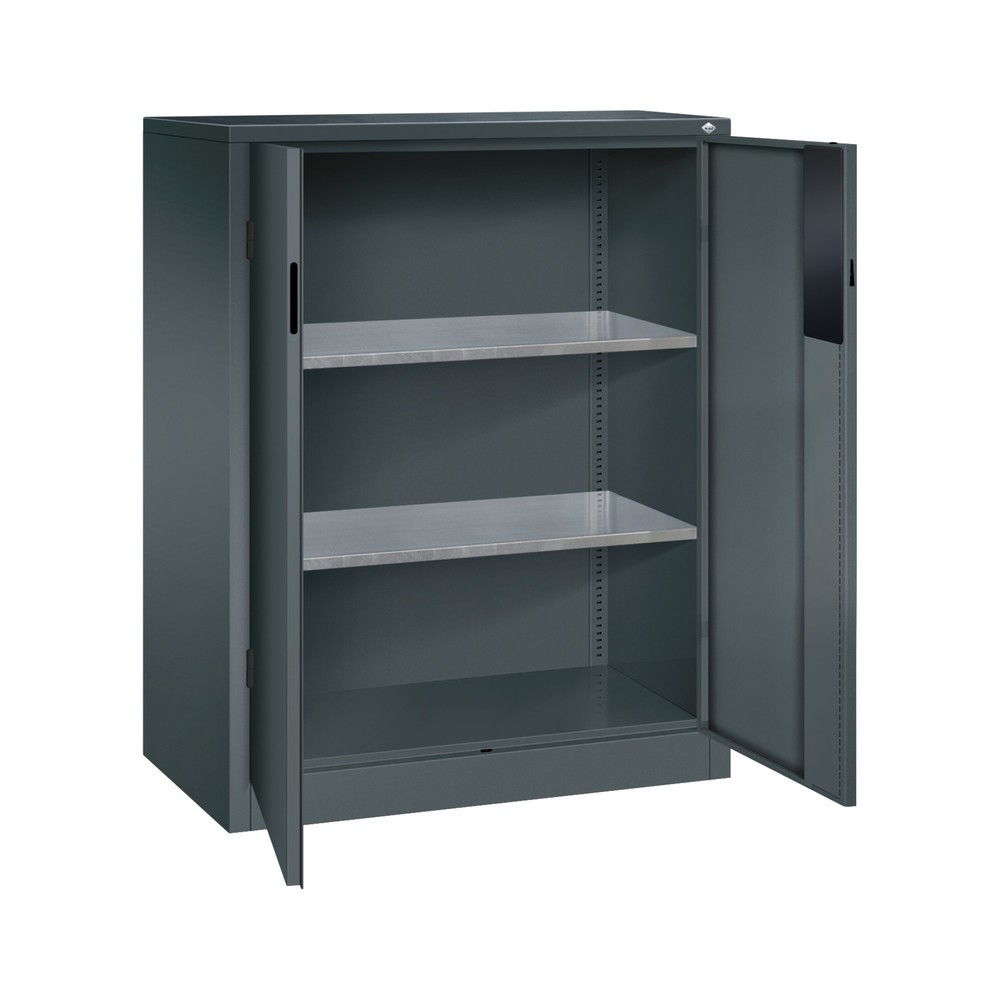 Produktabbildung Nr. 4: C+P Schwerlastschrank mit 2 Fachböden, HxBxT 1.200 x 930 x 500 mm, anthrazitgrau, anthrazitgrau
