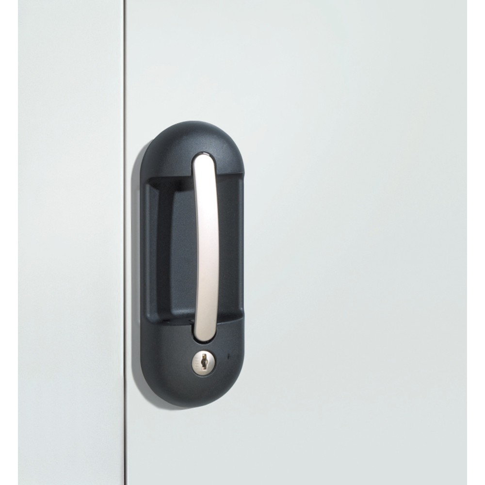 Produktabbildung Nr. 2: C+P Schwerlastschrank mit 4 Fachböden, HxBxT 1.950 x 930 x 500 mm, anthrazitgrau, anthrazitgrau