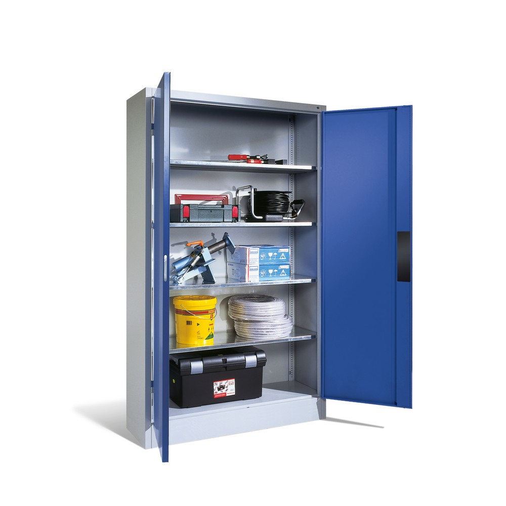 Produktabbildung Nr. 7: C+P Schwerlastschrank mit 4 Fachböden, HxBxT 1.950 x 930 x 500 mm, anthrazitgrau, anthrazitgrau