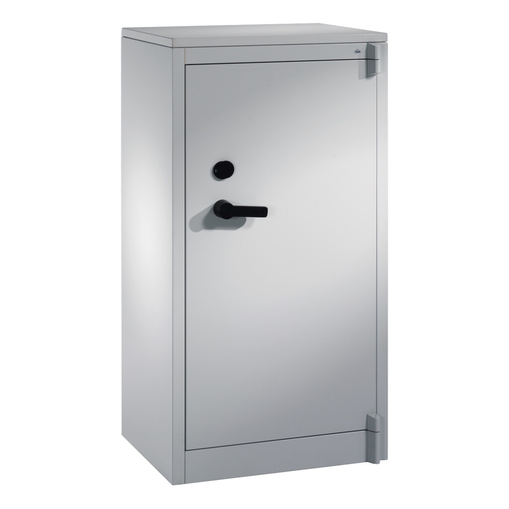 Produktabbildung: C+P Sicherheits-Flügeltürschrank, 3 OH, HxBxT 1.226 x 650 x 500 mm, lichtgrau, lichtgrau, lichtgrau