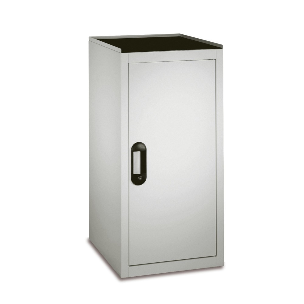 Produktabbildung: C+P Umweltschrank, 2 Wannen, HxBxT 1.000 x 500 x 500 mm, lichtgrau/verkehrsgelb