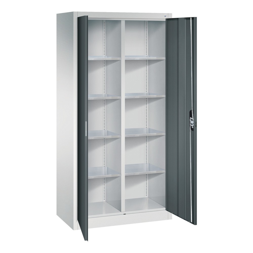 Produktabbildung Nr. 6: C+P Werkzeugschrank, Schubladen 4x174 mm, 6 Böden, Breite 930 mm, lichtgrau, enzianblau