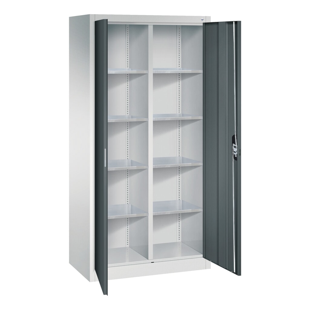 Produktabbildung Nr. 7: C+P Werkzeugschrank, Schubladen 4x174 mm, 6 Böden, Breite 930 mm, lichtgrau, enzianblau