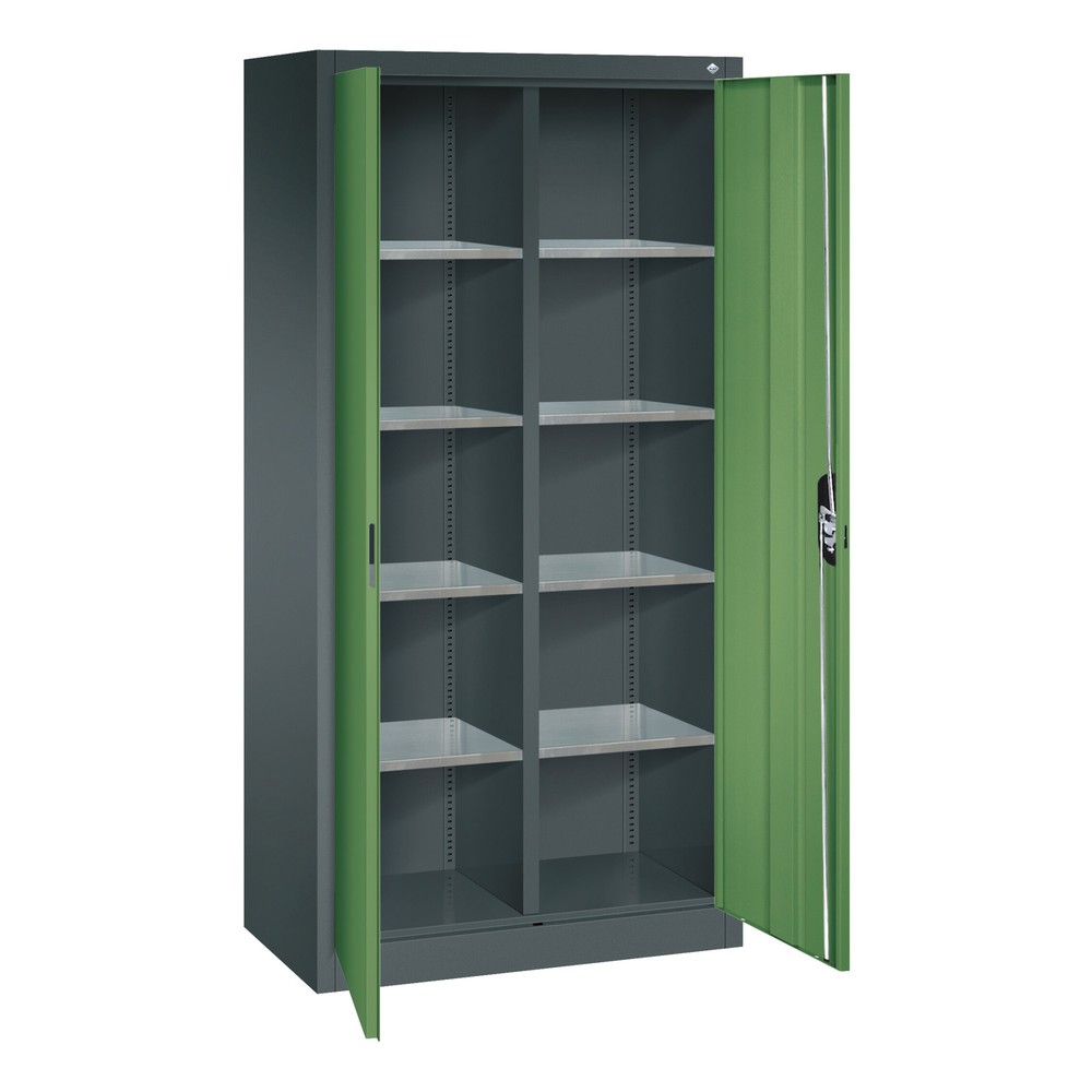 Produktabbildung Nr. 6: C+P Werkzeugschrank, Schubladen 4x174 mm, 6 Böden, Breite 930 mm, lichtgrau, schwarzgrau