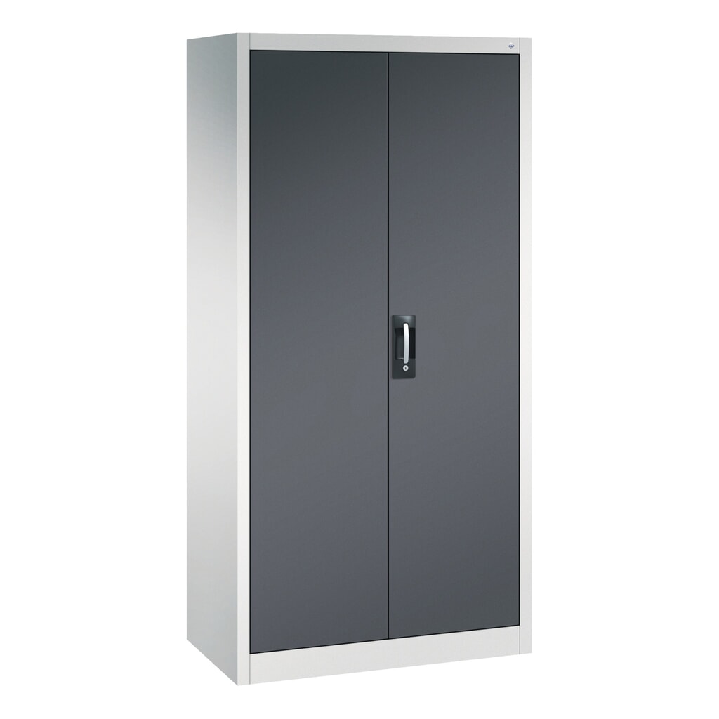 Produktabbildung: C+P Werkzeugschrank, Schubladen 4x174 mm, 6 Böden, Breite 930 mm, lichtgrau, schwarzgrau