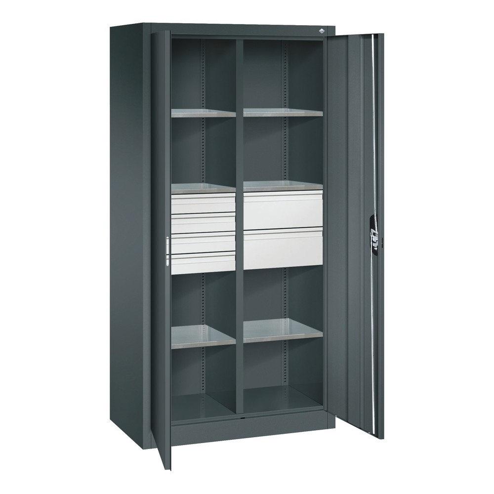 Produktabbildung Nr. 8: C+P Werkzeugschrank, Schubladen 4x86 + 2x174 mm, 6 Böden, Breite 930 mm, anthrazitgrau, anthrazitgrau