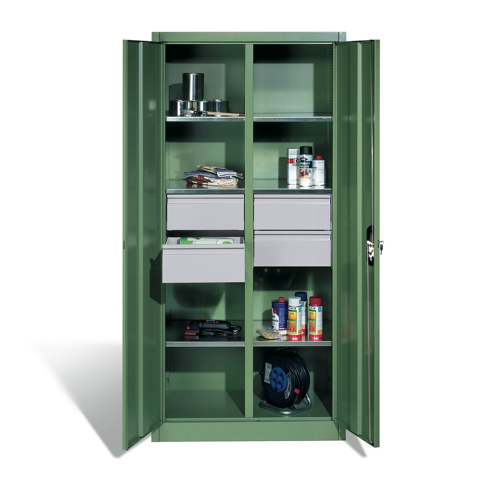 Produktabbildung Nr. 3: C+P Werkzeugschrank, Schubladen 4x86 + 4x174 mm, 6 Böden, Breite 1.200 mm, lichtgrau, anthrazitgrau