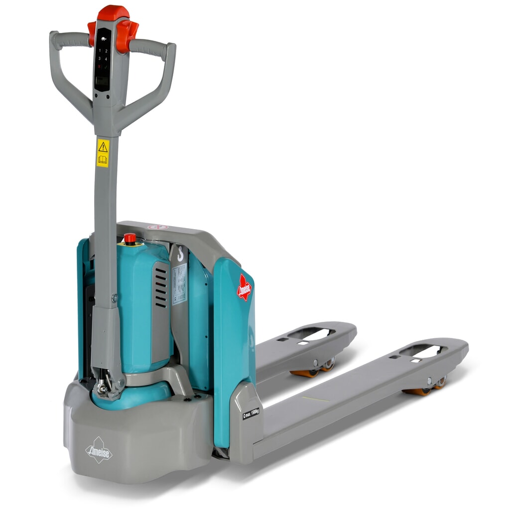 Elektro-Hubwagen Ameise® PTE 1.5, Tragfähigkeit 1.500 kg, Gabellänge 1.150 mm Produktabbildung: Elektro-Hubwagen Ameise® PTE 1.5, Tragfähigkeit 1.500 kg, Gabellänge 1.150 mm