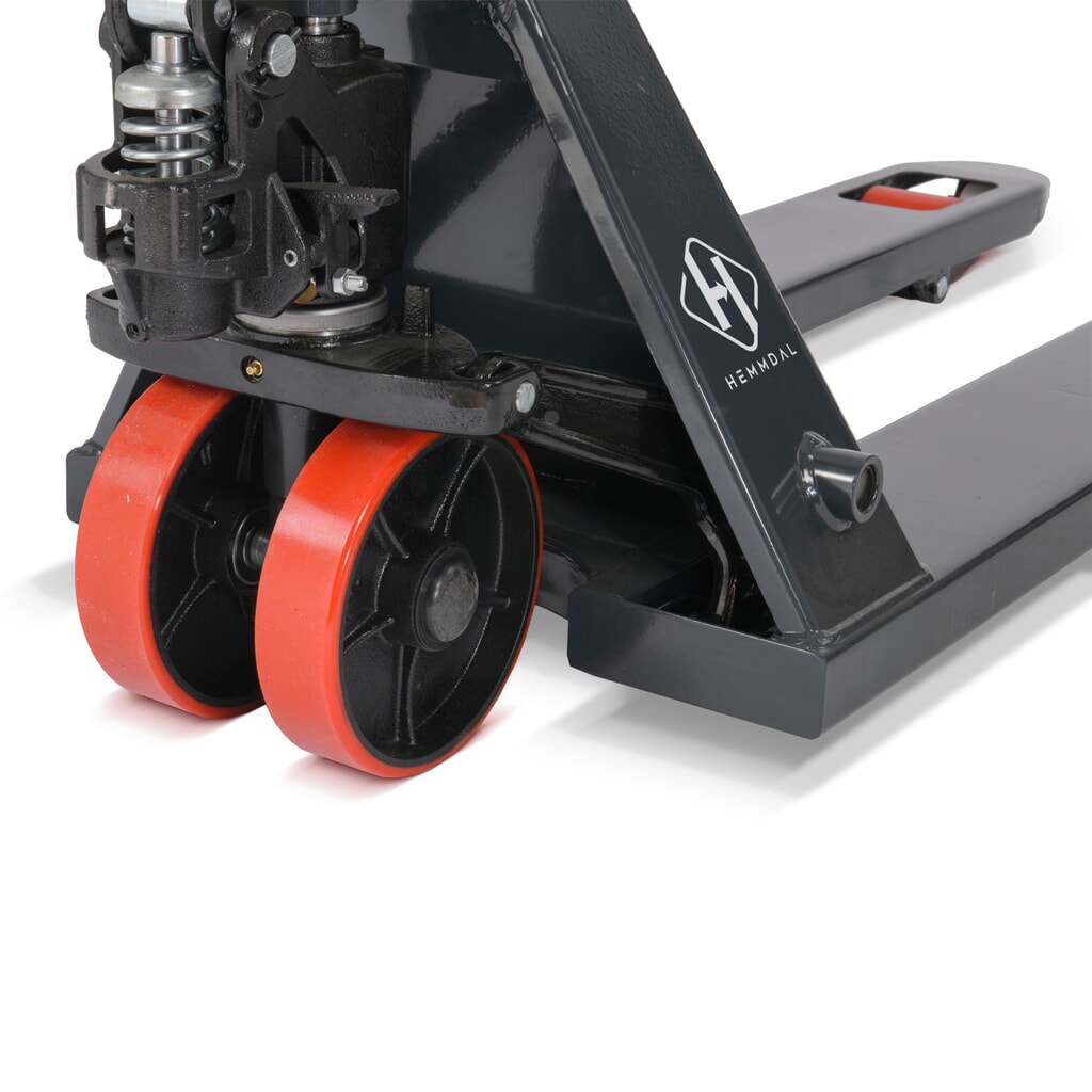 Produktabbildung Nr. 4: Handhubwagen HEMMDAL PTM 2.5, Tragfähigkeit 2.500 kg, Gabellänge 1.150 mm, Polyurethan, Einfachrolle